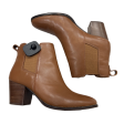 Boots Ankle Heels By J. Crew In Brown, Size: 9 Fashion