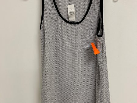 Top Sleeveless By Loft In Black & White, Size: S Sale