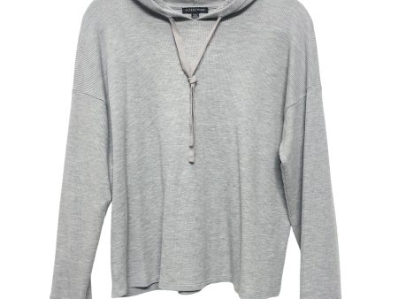 ATHLETIC SWEATSHIRT HOODIE by EILEEN FISHER In GREY, Size: XS For Discount