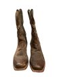 Boots Ankle Flats By Tony Lama In Brown, Size: 9 Online Sale