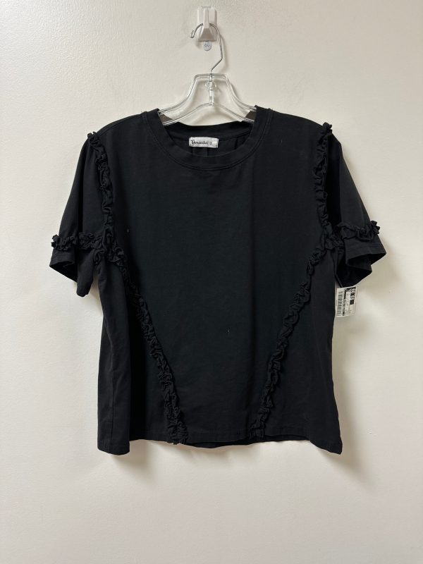 Top Short Sleeve By Clothes Mentor In Black, Size: S Discount