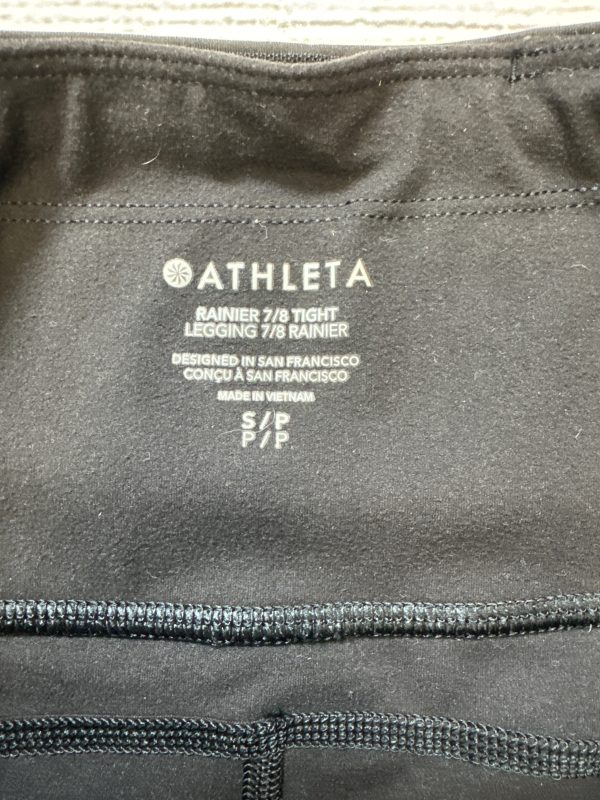 Athletic Leggings By Athleta In Black, Size: S Fashion