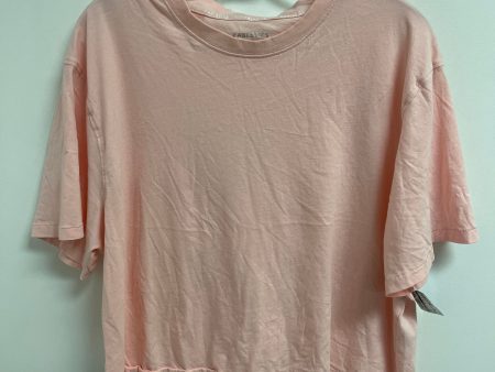 Athletic Top Short Sleeve By Fabletics In Pink, Size: Xl Fashion