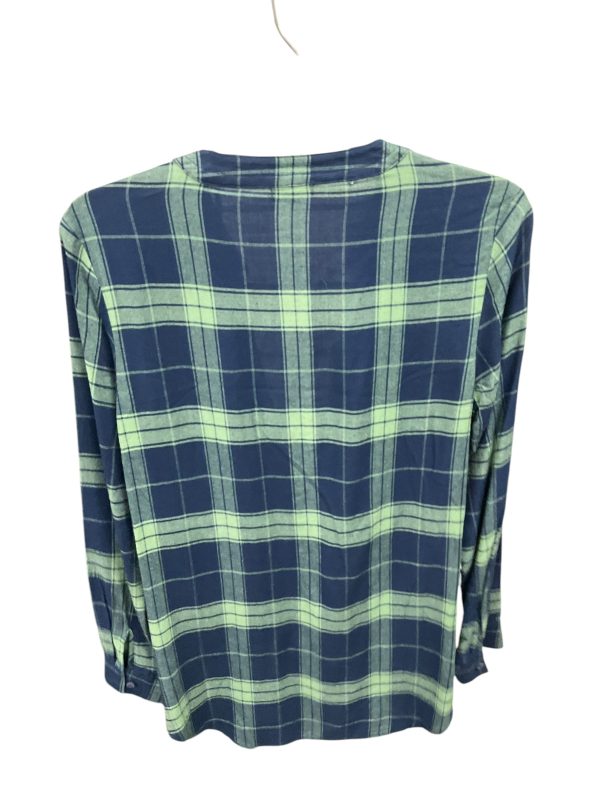 Top Long Sleeve By Splendid In Plaid, Size: Xs Online now