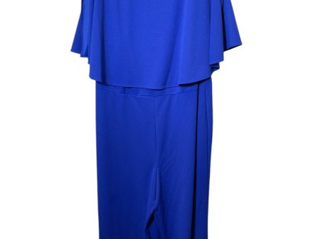 Jumpsuit By Connected Apparel In Blue, Size: 3x Online