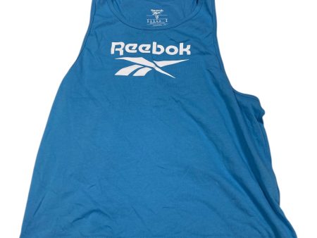 Athletic Tank Top By Reebok In Blue, Size: 1x Fashion