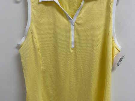 Athletic Tank Top By Lady Hagen In Yellow, Size: Xl Online Hot Sale