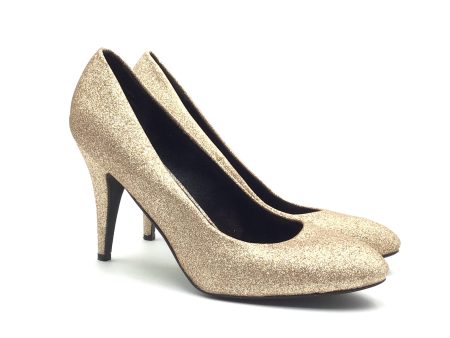 Shoes Heels Stiletto By Deb In Gold, Size: 11 For Discount