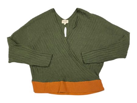 Sweater By 143 Story In Green & Orange, Size: L Fashion