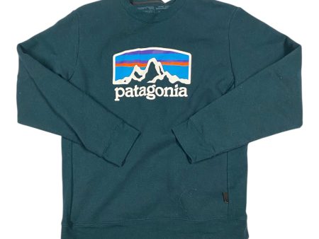 Athletic Sweatshirt Crewneck By Patagonia In Teal, Size: M For Sale