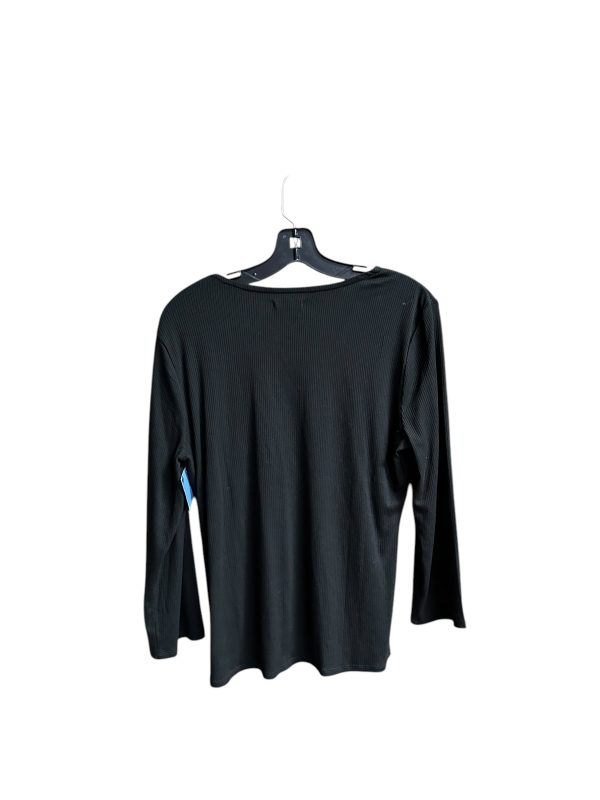 Top Long Sleeve By Versona In Black, Size: M For Sale