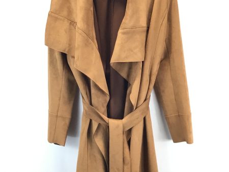 Coat Trench Coat By New York And Co In Brown, Size: S on Sale