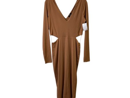 Dress Casual Midi By AFRM In Tan, Size:M For Sale