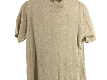 Top Short Sleeve By Clothes Mentor In Gold, Size: M Online Hot Sale