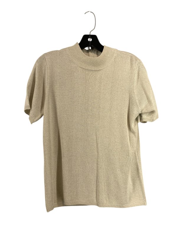 Top Short Sleeve By Clothes Mentor In Gold, Size: M Online Hot Sale