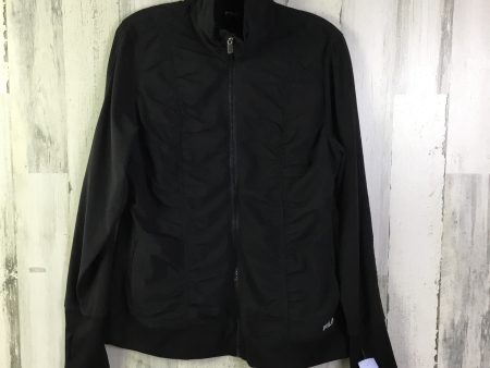 Athletic Jacket By Fila In Black, Size: L Hot on Sale