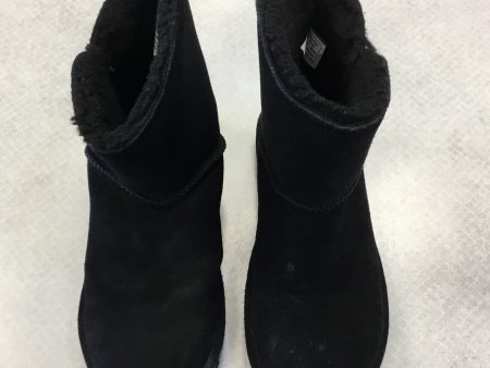 Boots Ankle Flats By Bearpaw In Black, Size: 9 Supply