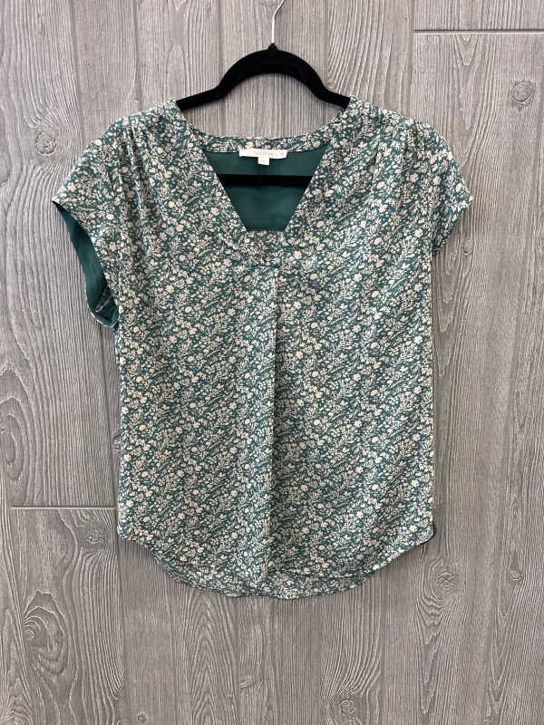 Top Short Sleeve By Fun 2 Fun In Green, Size: M Supply