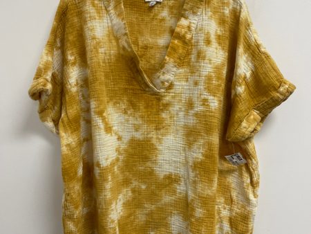 Top Short Sleeve By Wonderly In Yellow, Size: 2x Supply