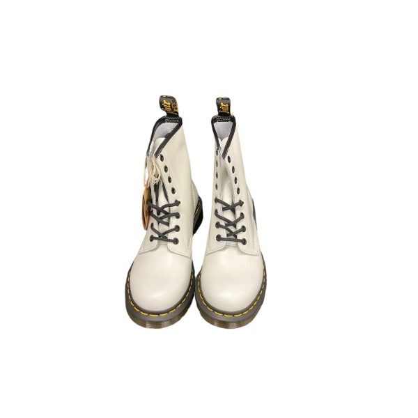 Boots Ankle Flats By Dr Martens In White, Size: 7 Online Sale