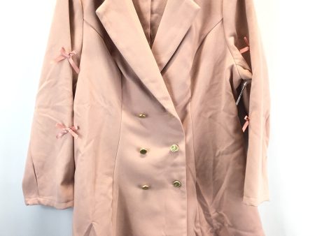 Coat Peacoat By Shein In Pink, Size: 3x Online