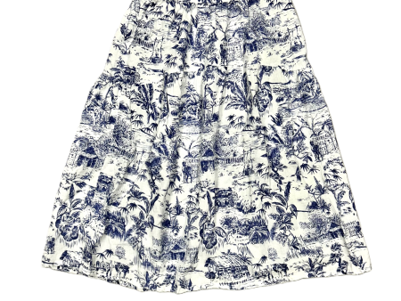 Skirt Maxi By Joie In Blue & White, Size: Xl Discount