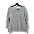 Top Long Sleeve By White House Black Market In Grey, Size: L Online now