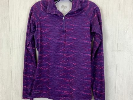 Athletic Sweatshirt Collar By Nike In Pink & Purple, Size: S For Cheap