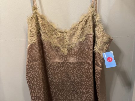 Top Cami By Clothes Mentor In Brown, Size: M on Sale