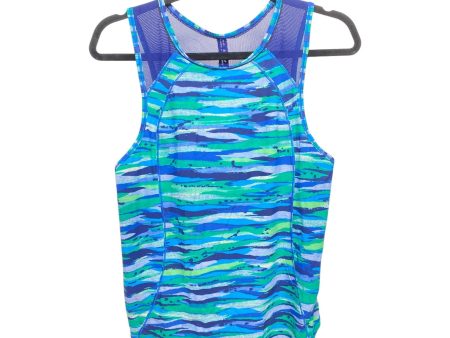 Athletic Tank Top By Lululemon In Blue & Green, Size: S on Sale