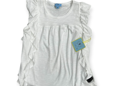 Top Sleeveless By Cece In White, Size: M Hot on Sale