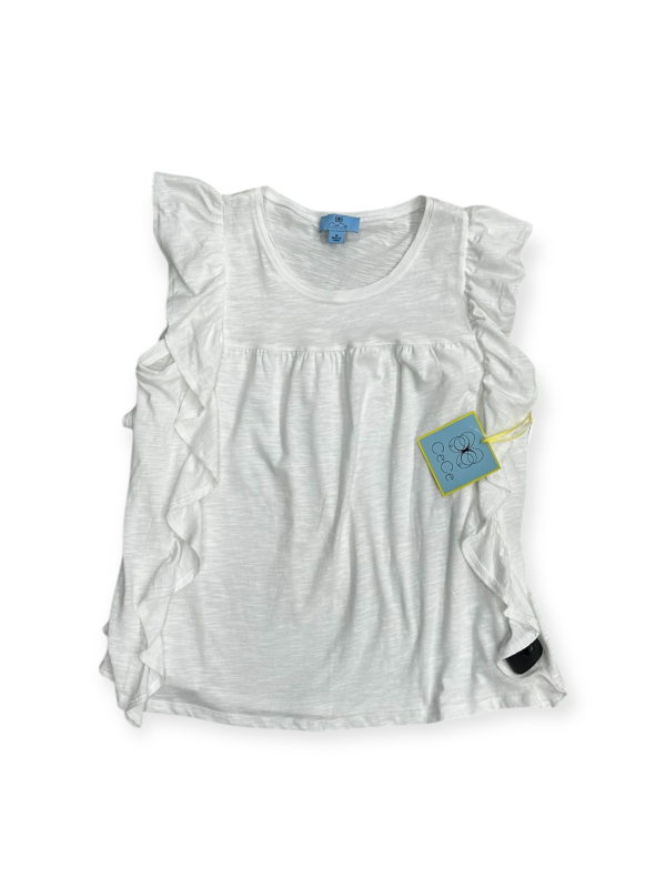 Top Sleeveless By Cece In White, Size: M Hot on Sale