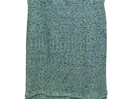 Skirt Luxury Designer By St John Collection In Blue & Green, Size: 6 Supply