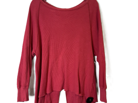 Top Long Sleeve By We The Free In Pink, Size: S Cheap