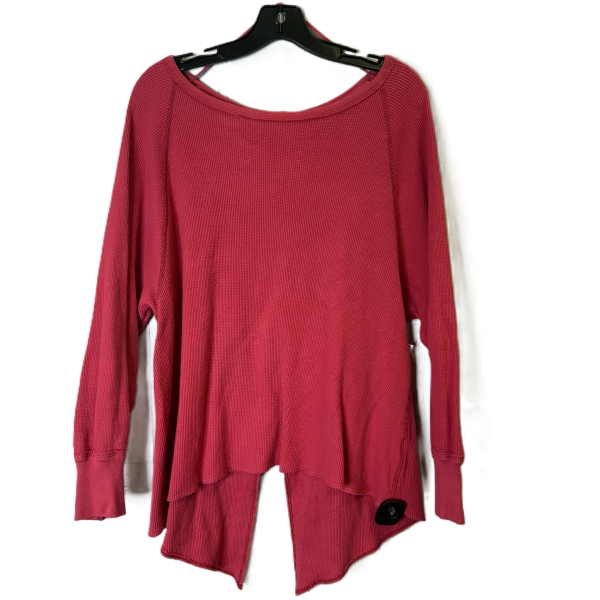 Top Long Sleeve By We The Free In Pink, Size: S Cheap