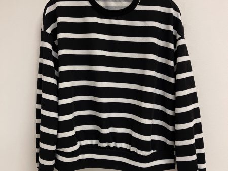 Top Long Sleeve By Shein In Striped Pattern, Size: M For Sale