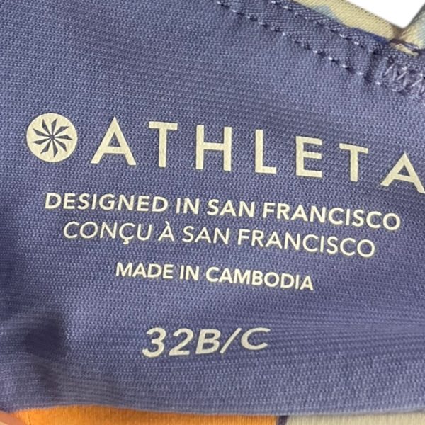 Athletic Bra By Athleta In Multi-colored, Size: S Fashion