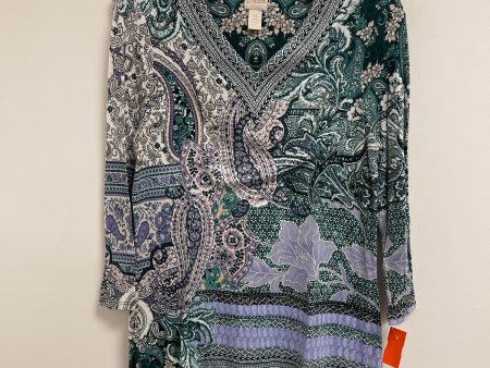 Tunic Long Sleeve By Chicos In Green, Size: S For Sale