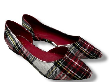 Shoes Flats By Isaac Mizrahi In Plaid Pattern, Size: 8.5 Sale