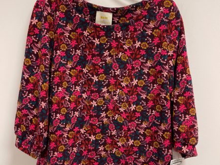 Top Long Sleeve By Maeve In Floral Print, Size: L Supply