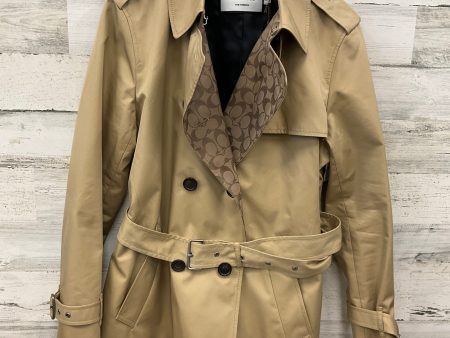 Coat Designer By Coach In Beige, Size: Xl For Discount