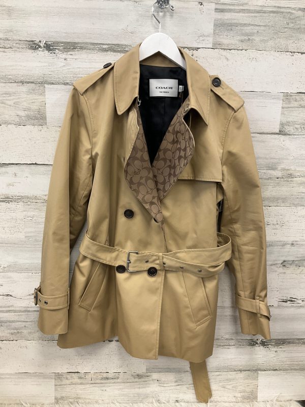 Coat Designer By Coach In Beige, Size: Xl For Discount