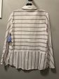 Top Long Sleeve By Two By Vince Camuto In Blue & White, Size: M Fashion