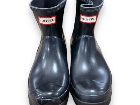 Boots Rain By Hunter In Black, Size: 9 Online