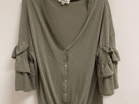 Top Short Sleeve By Listicle In Green, Size: L Discount