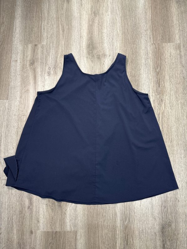 Top Sleeveless By Lane Bryant In Navy, Size: Xl Discount