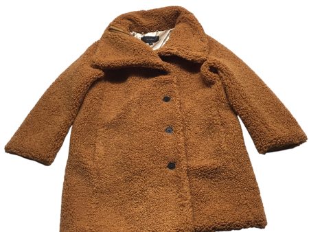 Coat Faux Fur & Sherpa By J. Crew In Brown, Size: 6p Hot on Sale