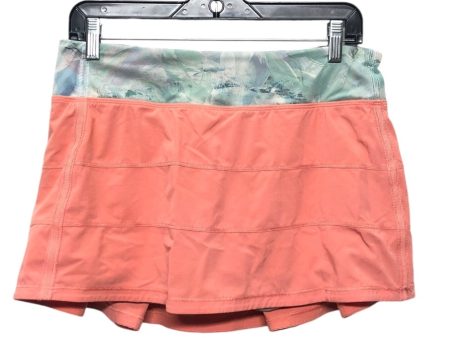 Athletic Skort By Lululemon In Coral, Size: 8 Supply