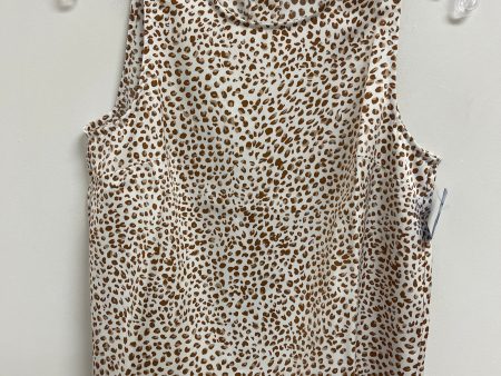 Top Sleeveless By J. Crew In Animal Print, Size: Xs For Discount