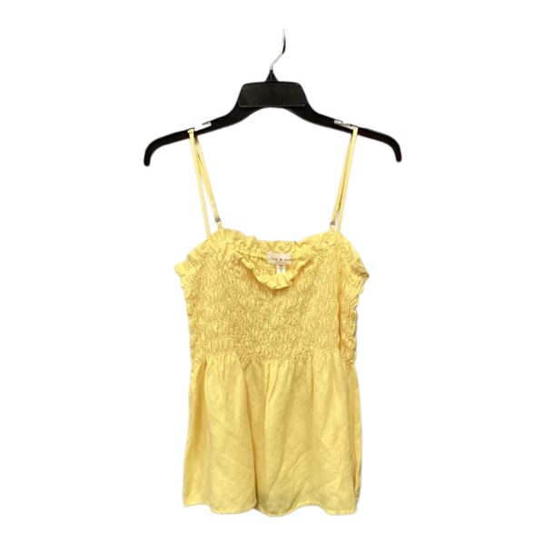 Top Sleeveless By Cloth & Stone In Yellow, Size: L Online Hot Sale